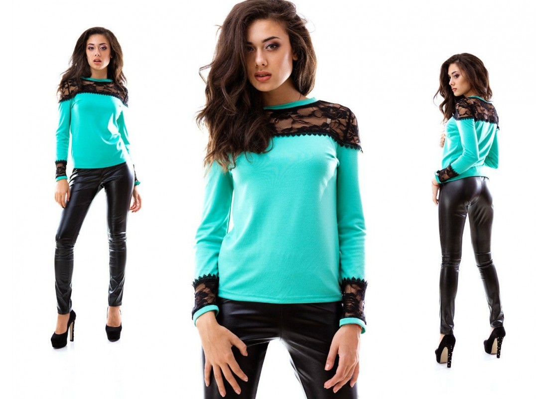 Бирюзовая кофта Бирюзовая кофта